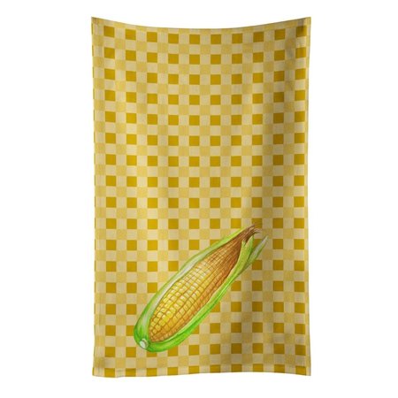 CAROLINES TREASURES Corn on Basketweave Kitchen Towel BB7198KTWL